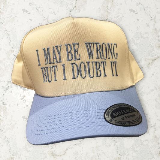 I may be wrong but i doubt it Embroidered Hat