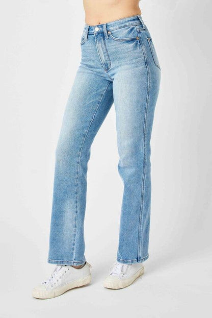 Judy Blue High-Waisted Tummy Control Straight Jeans