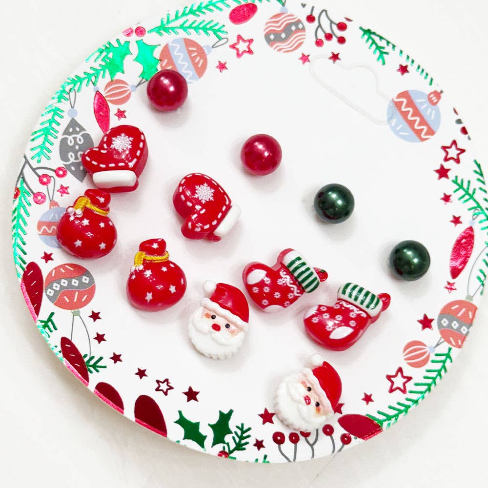 Christmas Theme Earring Set