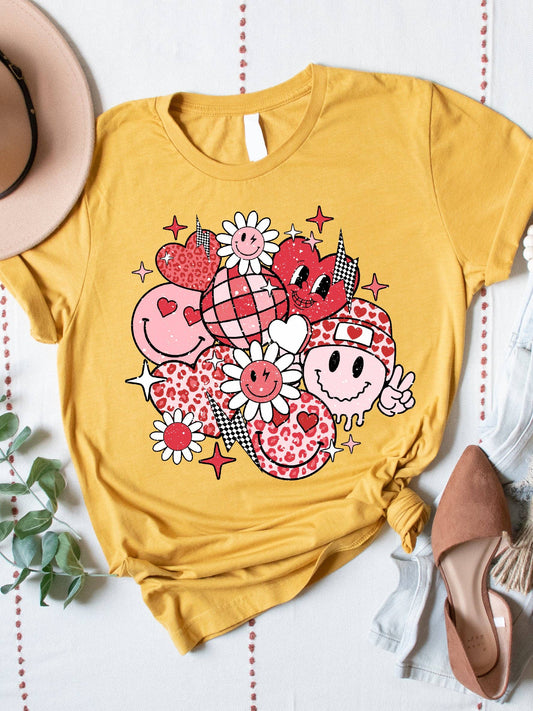 Smiley Face Graphic Tee
