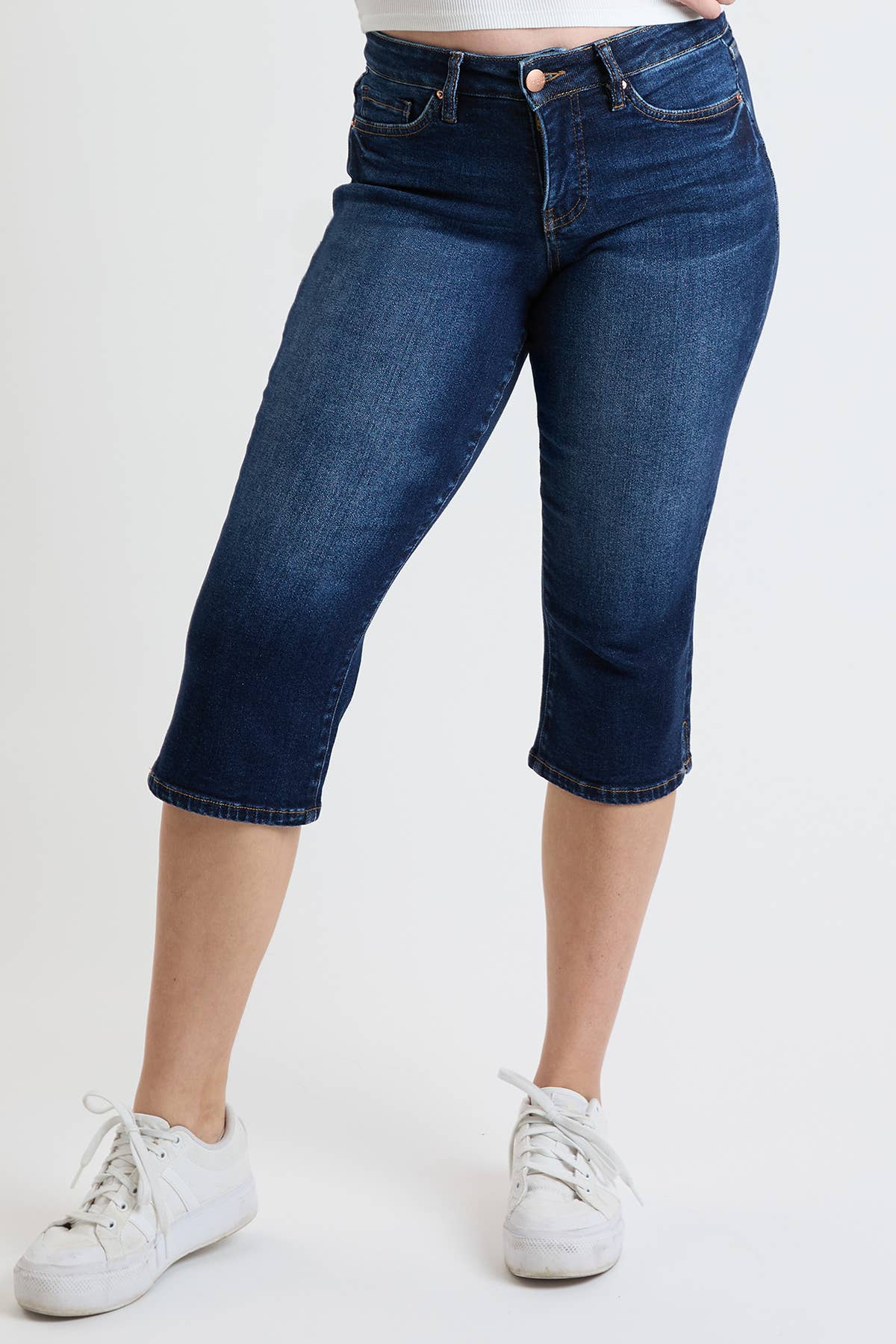 High Rise Premium Stretch Essential Capri
