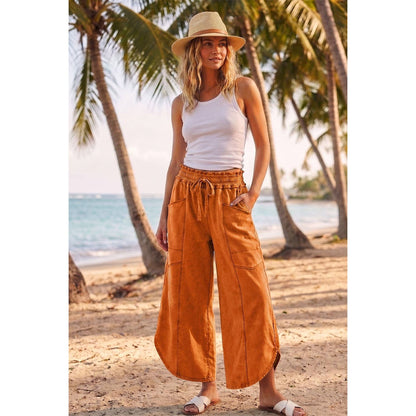 Tulip Mineral Wash Relaxed Pocket Pants