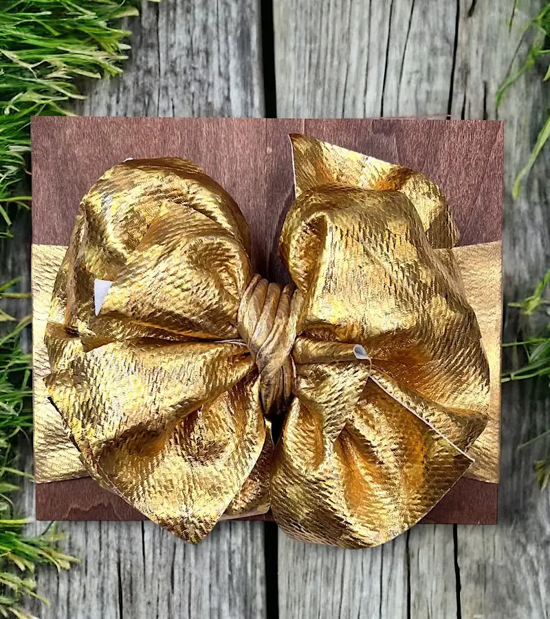 Metallic Big Tassel Printed Baby Fashion Headband