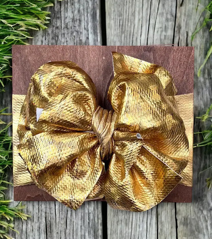 Metallic Big Tassel Printed Baby Fashion Headband