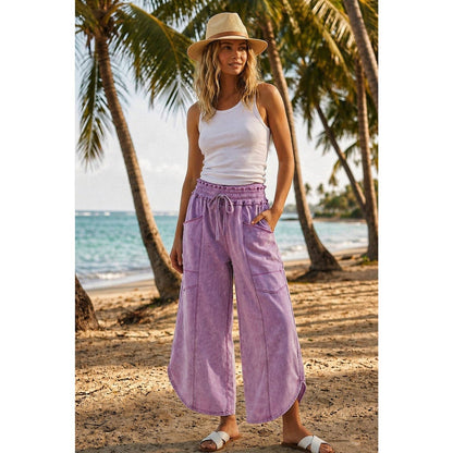 Tulip Mineral Wash Relaxed Pocket Pants