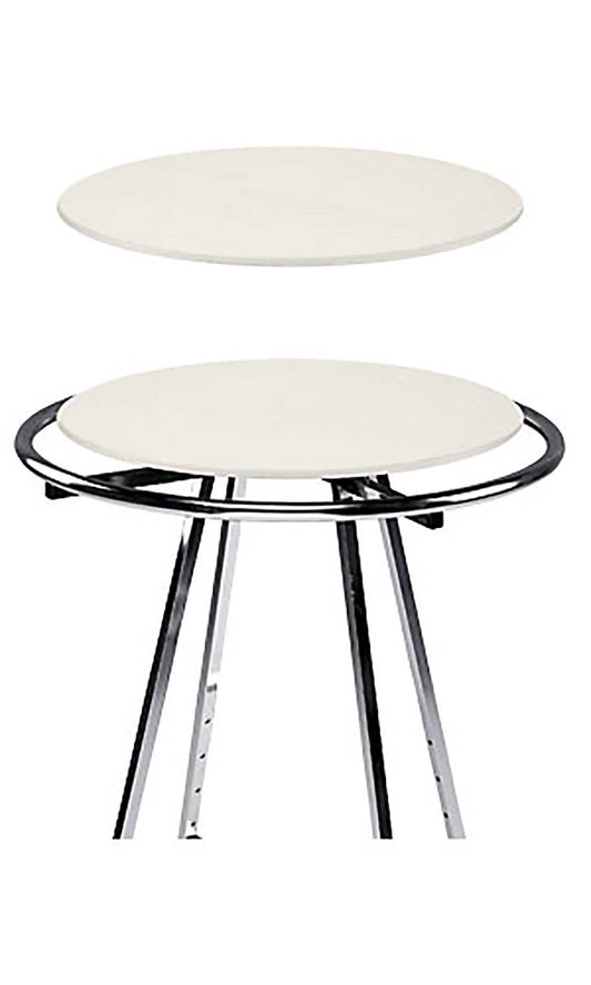 Ivory Wood Topper For Round Clothing Racks