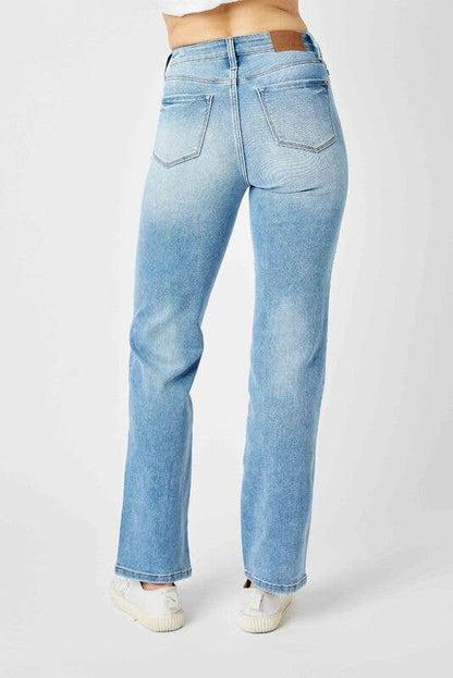 Judy Blue High-Waisted Tummy Control Straight Jeans