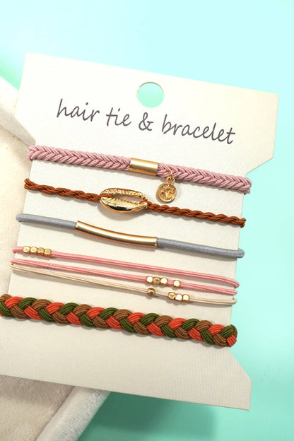 Boho Duo Hair Tie Bracelets – Fashion Meets Function