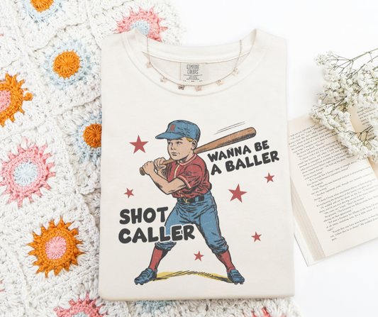 "Wanna be a baller shot caller" Baseball Boy
