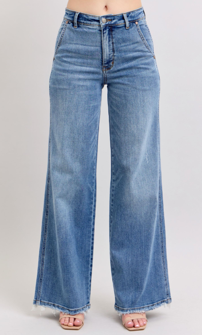 Judy Blue High Waist Retro Wide Fit - 82648