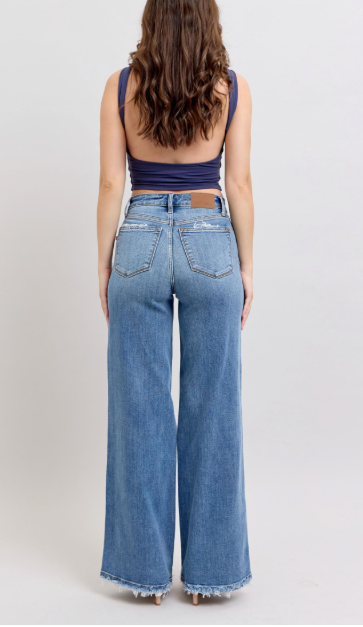 Judy Blue High Waist Retro Wide Fit - 82648