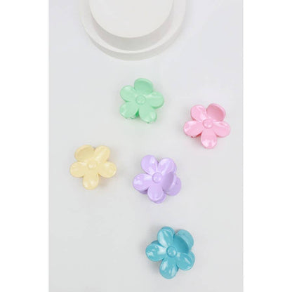 3-Pcs Mini Flower Hair Claw Set