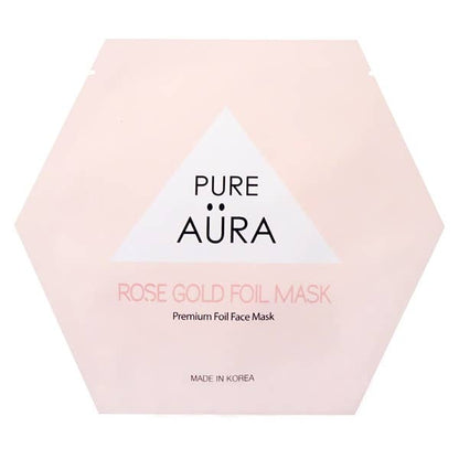 Rose Gold Foil Face Mask