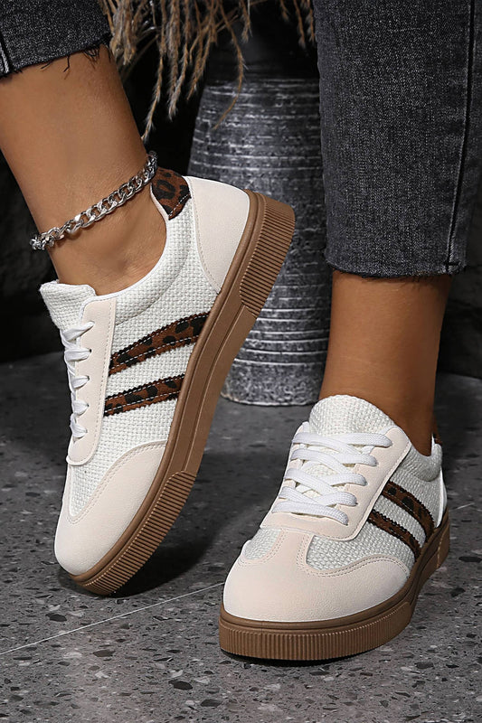 Leopard Print Statement Sneakers