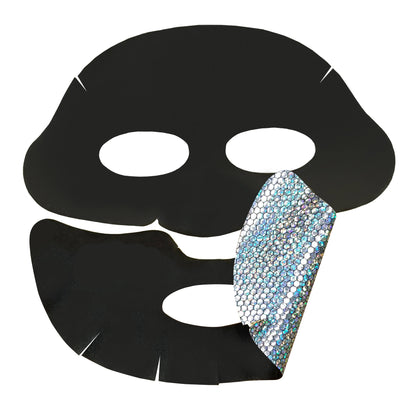 Holographic Foil Charcoal Face Mask