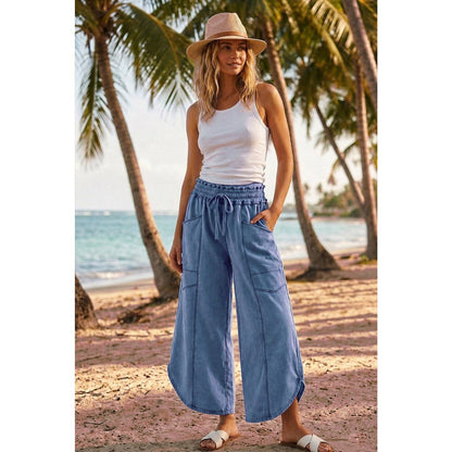 Tulip Mineral Wash Relaxed Pocket Pants