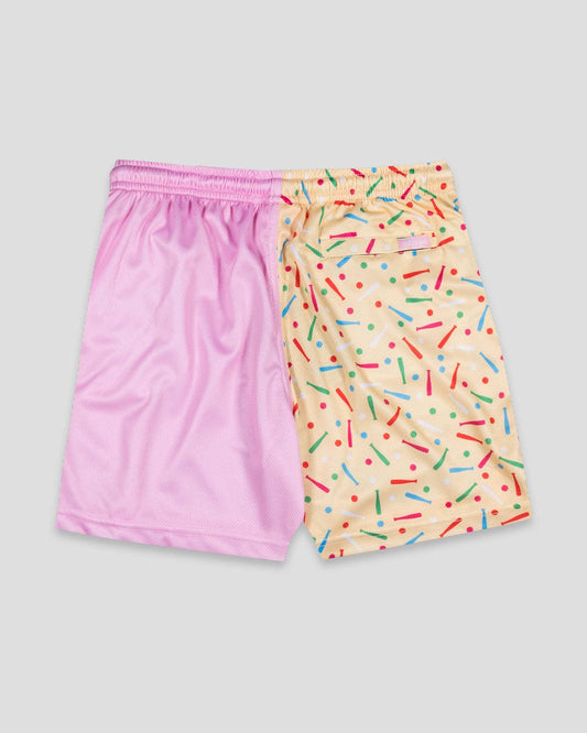 Baseballism - Batter Up Bakery Confetti Cupcake Diamond Air Mesh Shorts