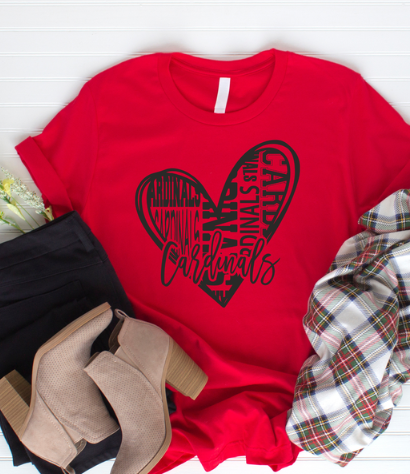 Cardinal Heart T-Shirt