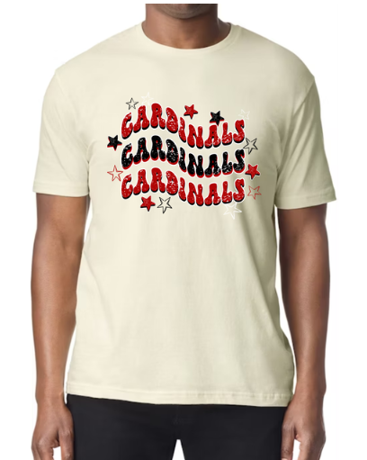 Cardinals Wavy Tshirt