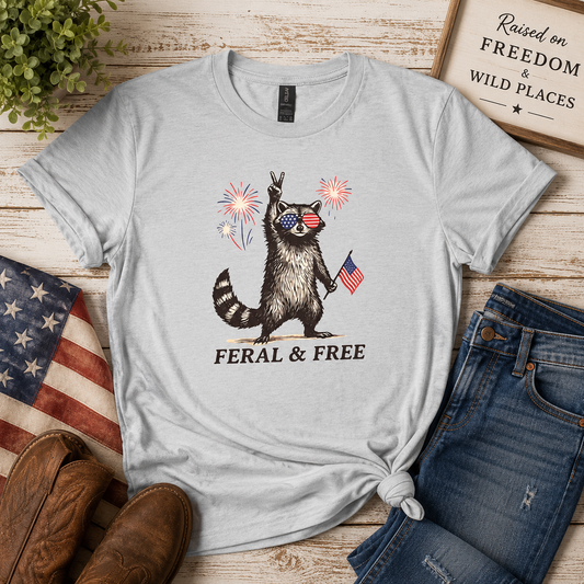 Kids Feral and Free Tshirt