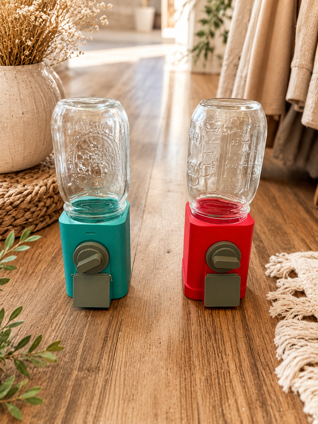 Mason Jar Candy Dispenser
