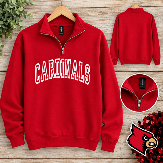 Cardinal Quarter-Zip Sweatshirt