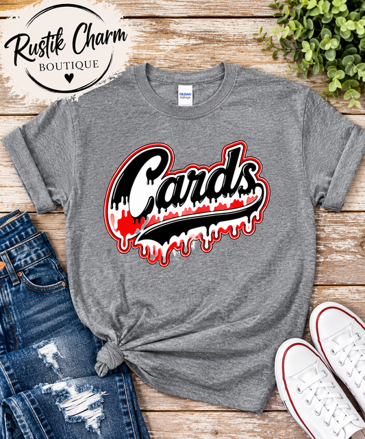Cardinals Drip Graphic Tee