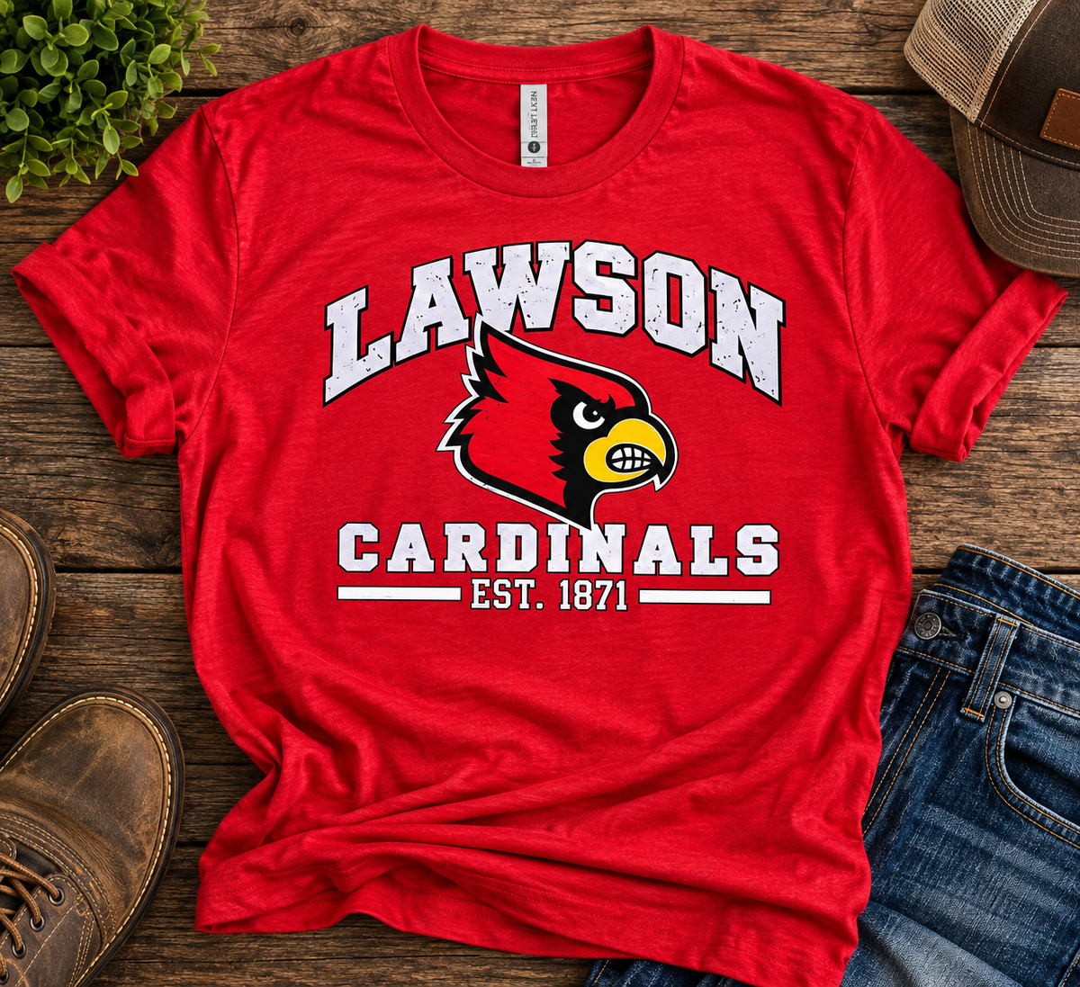 Lawson Cardinals Red Graphic T-Shirt