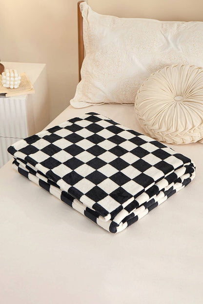 Checkerboard Printed Soft Throw Blanket 120*200cm