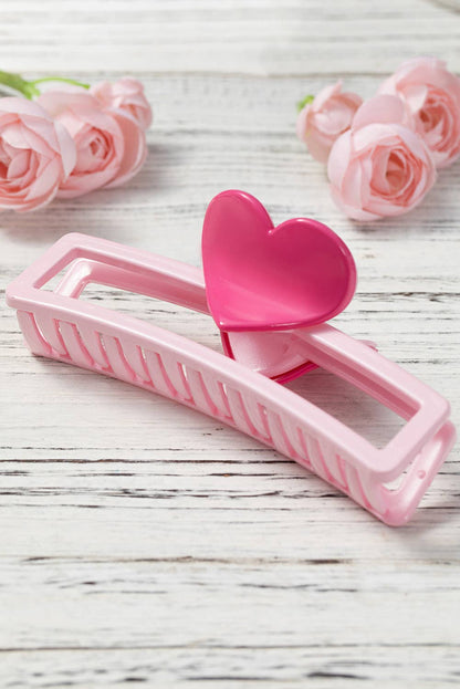Minimalist Heart Design Hair Claw