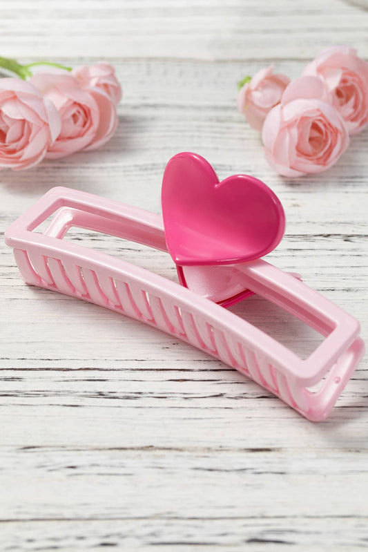 Minimalist Heart Design Hair Claw