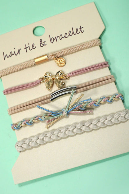 Boho Duo Hair Tie Bracelets – Fashion Meets Function