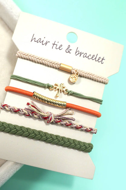 Boho Duo Hair Tie Bracelets – Fashion Meets Function