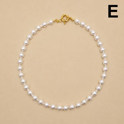 Rainbow Natural Stone & Pearl Beaded Necklace