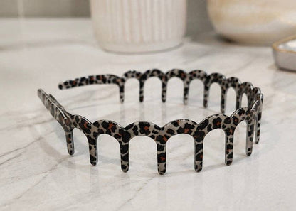 Leopard Zig-Zag Headband