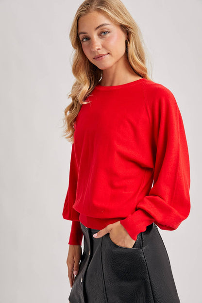 LIGHTWEIGHT KNIT SWEATER PULLOVER