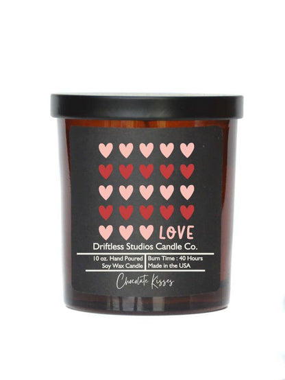 Heart Love Valentine's Soy Wax Candle - Valentines Gifts