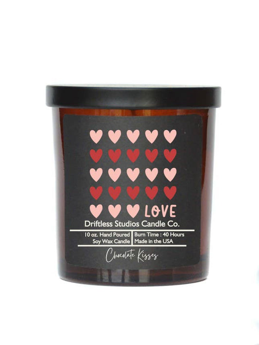 Heart Love Valentine's Soy Wax Candle - Valentines Gifts