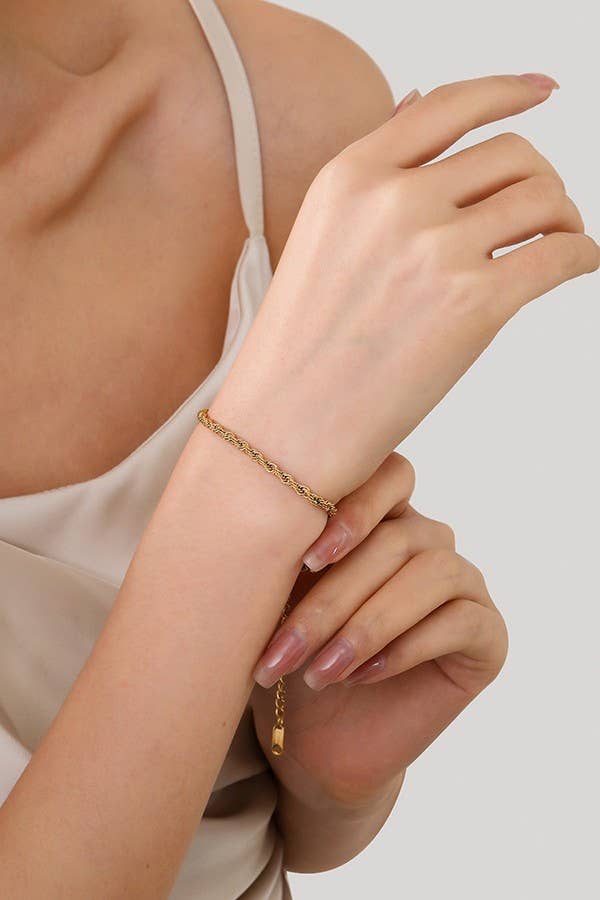 Stainless Steel Waterproof Tarnish-Free All Different Chain Bracelet