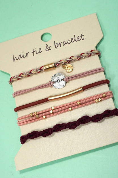 Boho Duo Hair Tie Bracelets – Fashion Meets Function