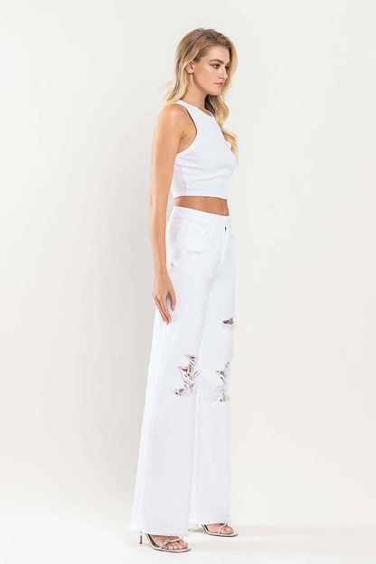 90'S VINTAGE SUPER HIGH RISE LOOSE JEANS
