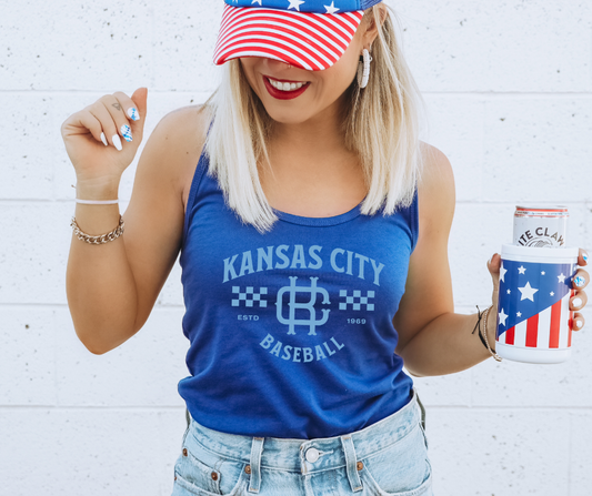 Vintage Kansas City Royal Blue Tank