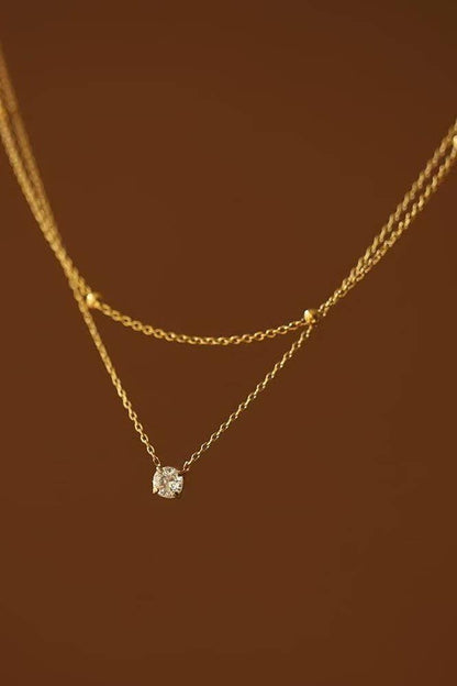 18K Stainless Multi-Layer Necklace