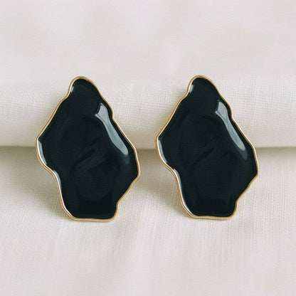 Geometric Inspired Drop Earrings with Elegant Touch