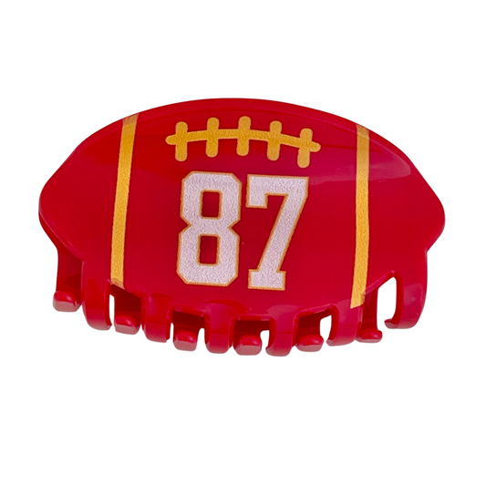 #87 Football Claw Clip