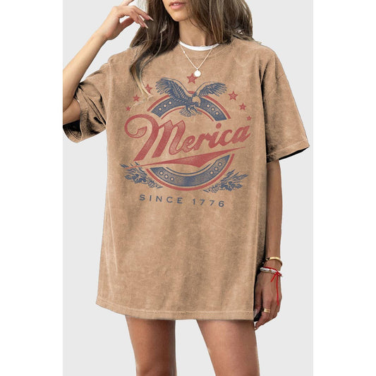 Vintage Merica Eagle Oversized Tshirt