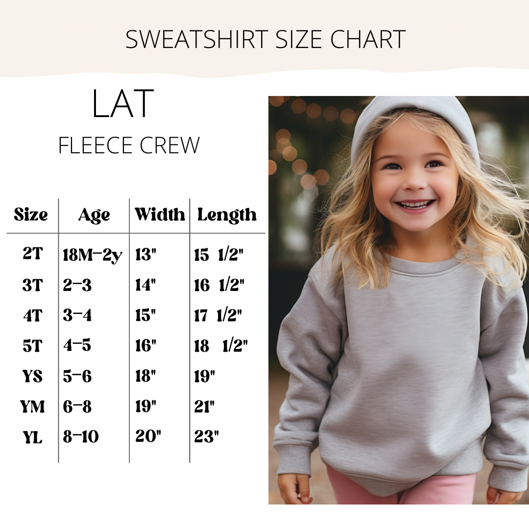 Girls Retro Valentine Sweatshirt