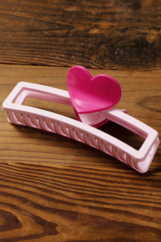 Minimalist Heart Design Hair Claw