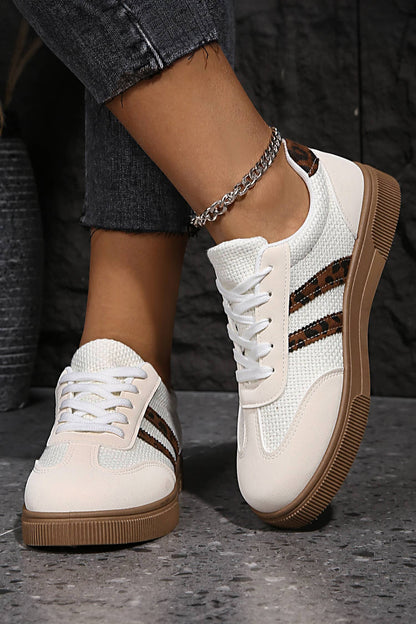 Leopard Print Statement Sneakers