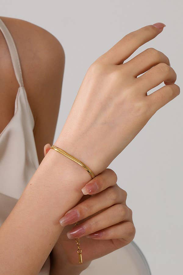 Stainless Steel Waterproof Tarnish-Free All Different Chain Bracelet